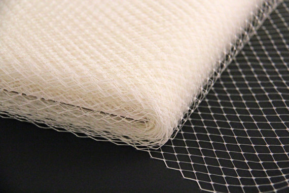 FRENCH NETTING TULLE IVORY